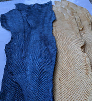 Salmon fish leather