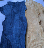 Salmon fish leather
