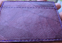 Leaf Leather Slim Wallet